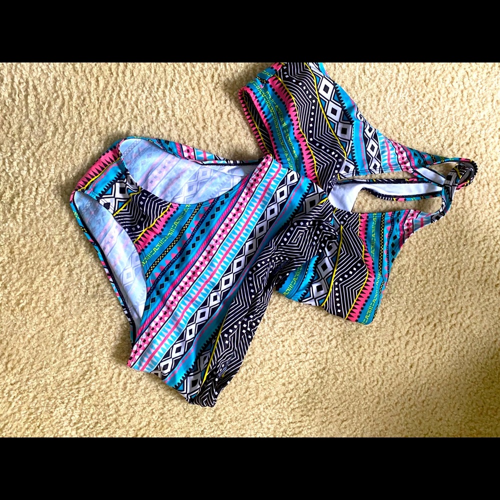 Tribal Printed Two Piece Swimsuit SOLD